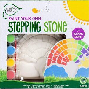 COPY - Paint Your Own Stepping Stones - Rainbow